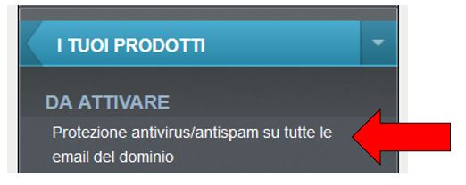 Attivazione Antivirus e Antispam sul dominio