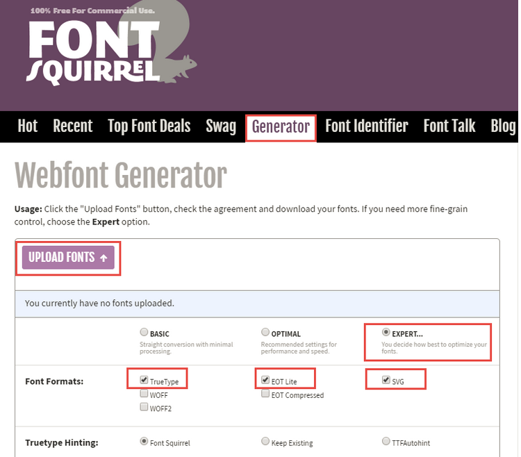 FontSquirrel, 